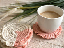 Load image into Gallery viewer, Macrame Coasters - Set of 4
