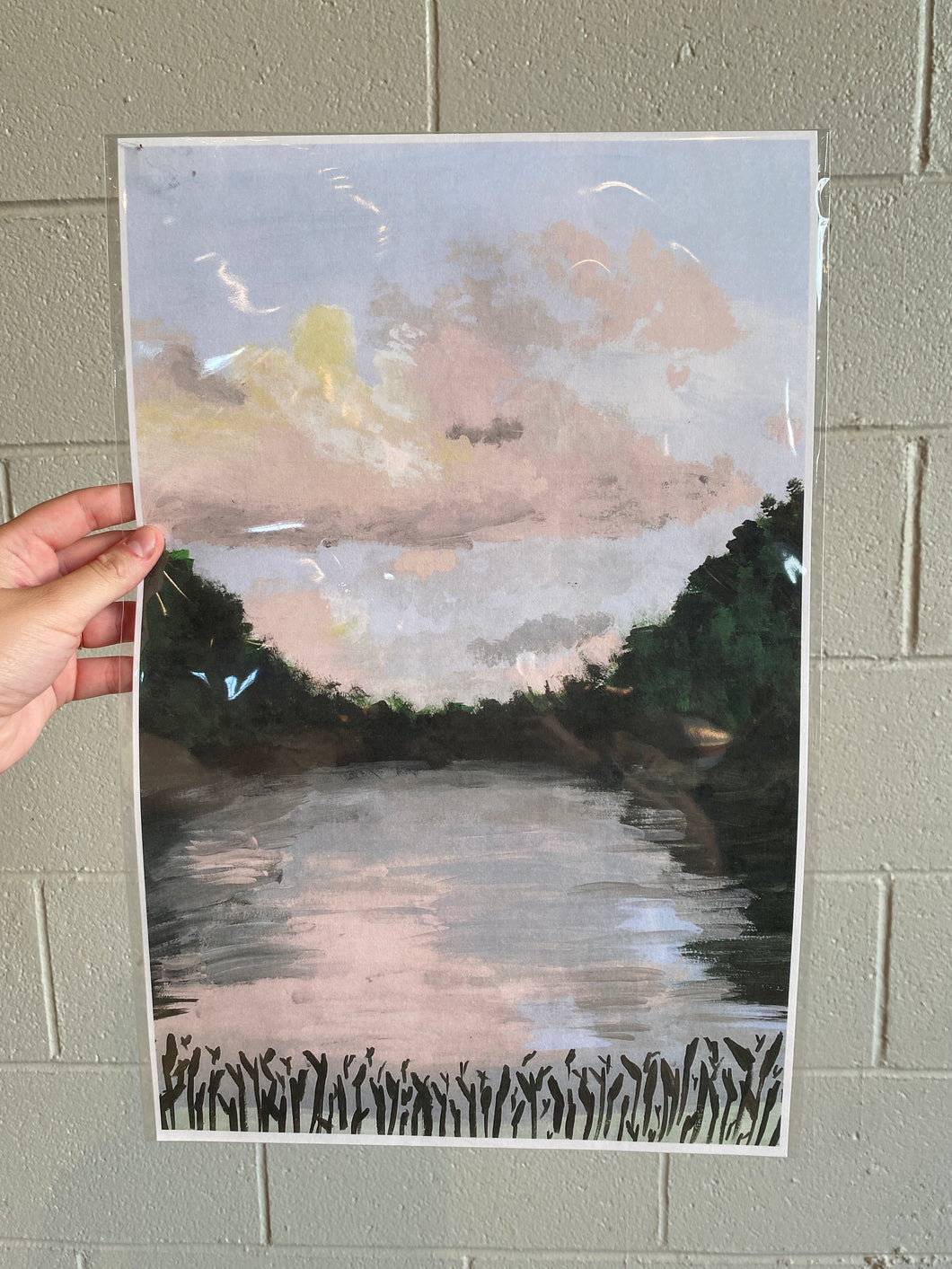 Sunset - Original Artwork (Acrylic Painting Reprint)